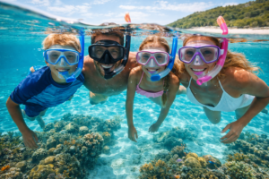 snorkeling family vacation